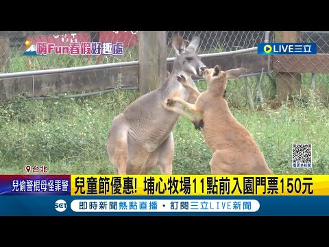 連假兒童最大! 兒童節樂園牧場推優惠最狂"小送大" 兒童新樂園國小童免費 貓纜.小巨蛋同慶│記者 廖研堡 徐兆緯│【玩樂freestyle】20230401│三立新聞台