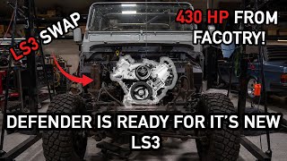 1996 Land Rover Defender 90 - EP2: The Defender Gets a Heart Transplant: LS3 Swap Begins