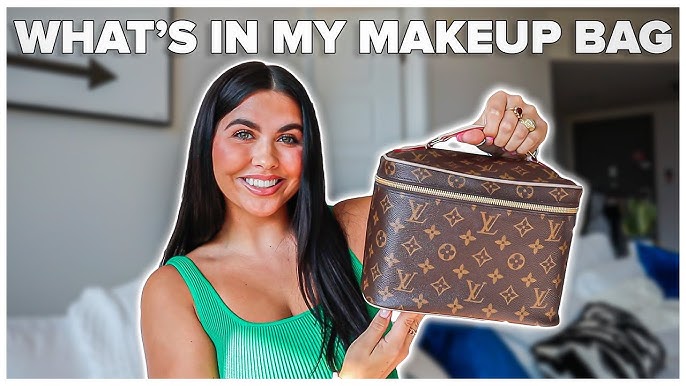 How I Organize My Louis Vuitton Nice Vanity, What's In My Bag