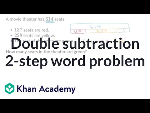 Double subtraction 2-step word problem | 3rd grade math (Illustrative Math-aligned) | Khan Academy