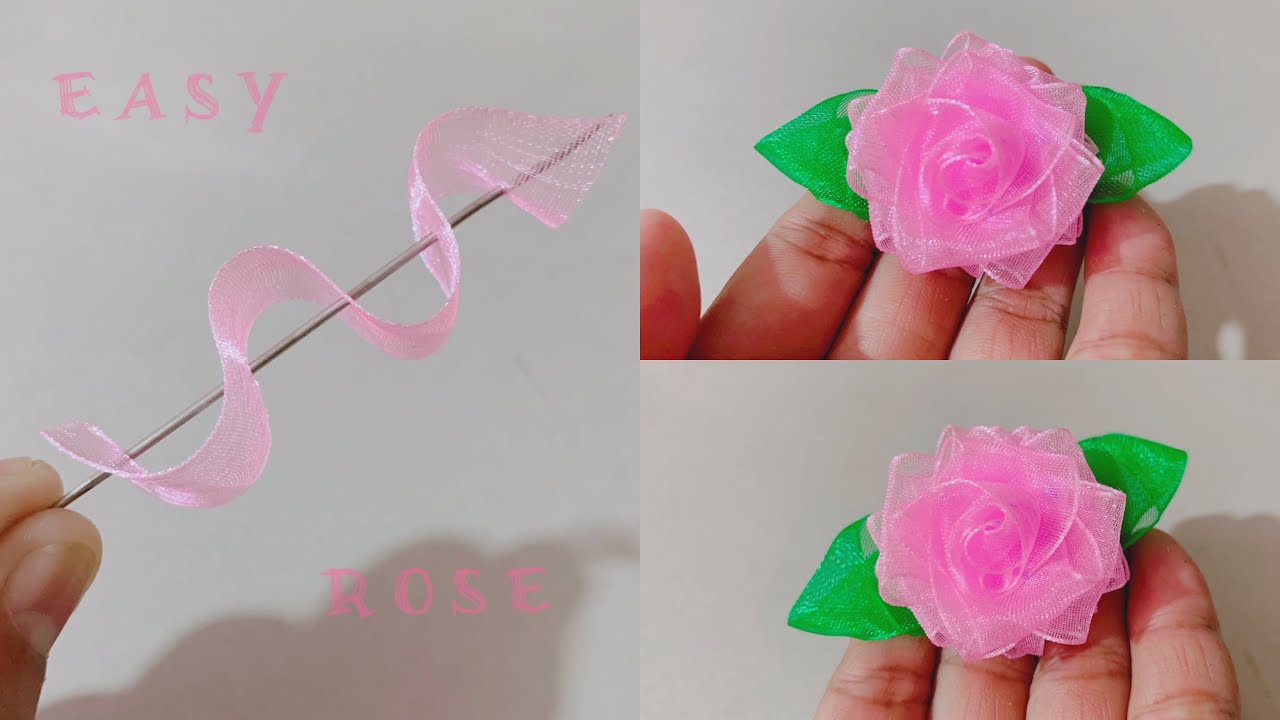 Silk Ribbon Roses Tutorial – Needle Work