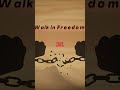 Walk in Freedom! #faithwalk #motivation #godsplan #love #walkinspiritoftheholyspirit #faith