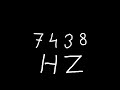 7438 hz