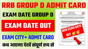 RRB Group D 2025 Official Exam Date Notice OUT! Railway Group D Exam Date 2025 | RRB Group D Exam