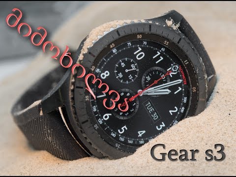 სამსუნგის სმარტ საათის მიმოხილვა / Samsung Gear S3 Frontier