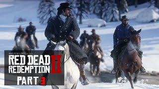 RED DEAD REDEMPTION 2(4k) Walkthrough Gameplay Part 3 - TRAIN ROBBERY  (RDR2)