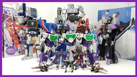 Masterpiece Decepticons! 1984 Transformers Crew