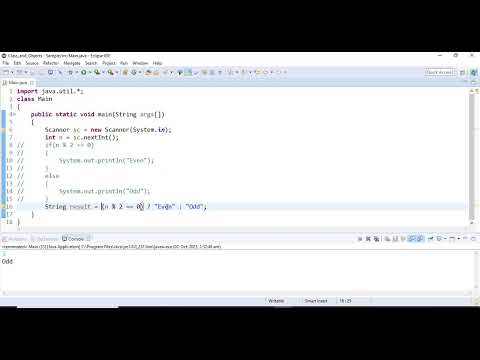 Ternary Operator | Java Tutorial - 7