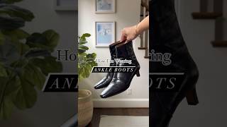 Three ways to style ankle boots. Wealth