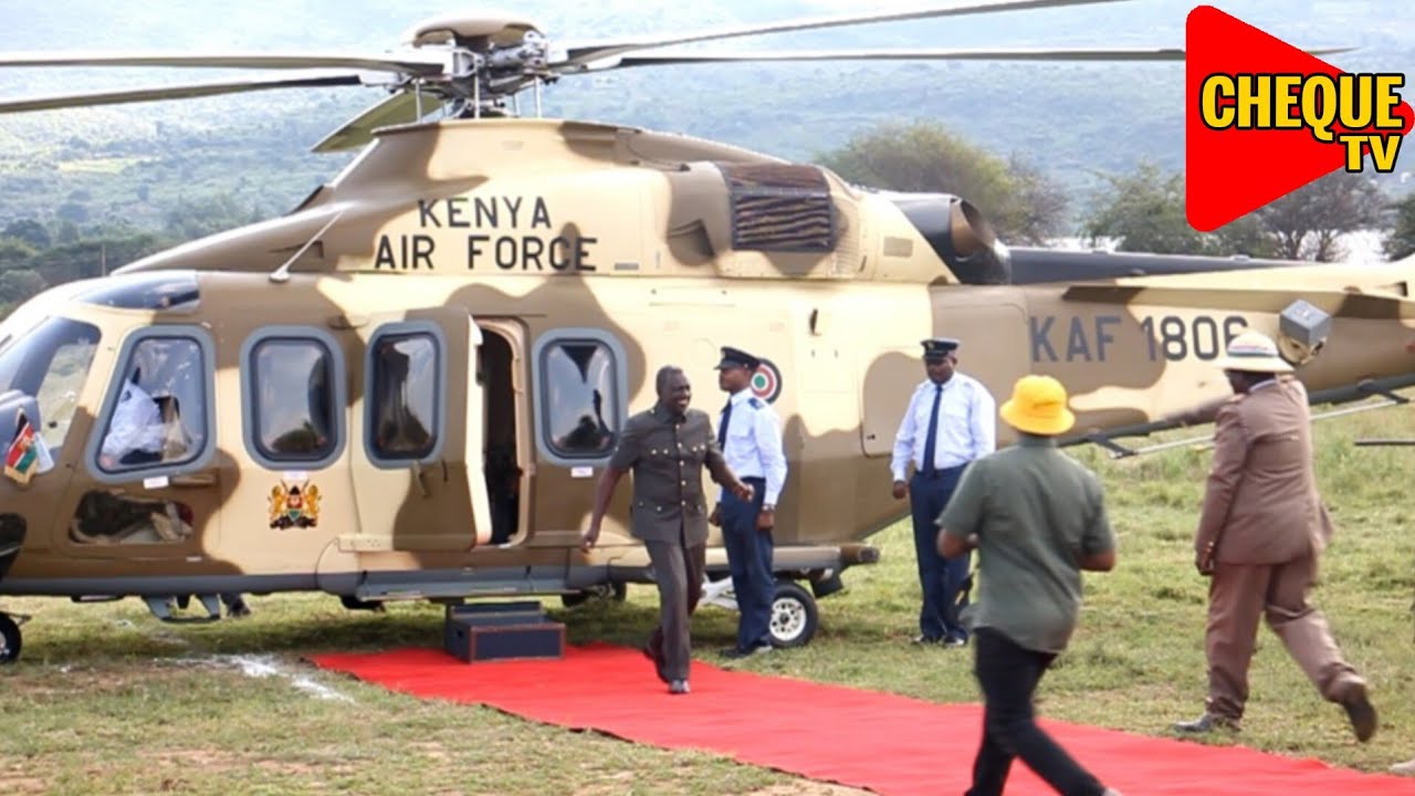 President Ruto Spectacular Grand Arrival in Muserechi, Baringo!