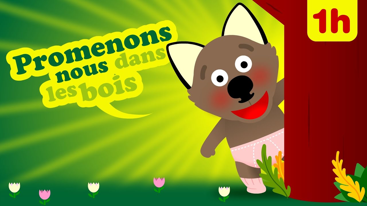 Promenons nous dans les bois 🌲🌲🌲 et une heure de petites comptines pour bébé à la crèche