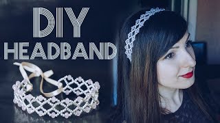 ОБОДОК ИЗ ПРОВОЛОКИ И БУСИН / Easy Hair Jewelry