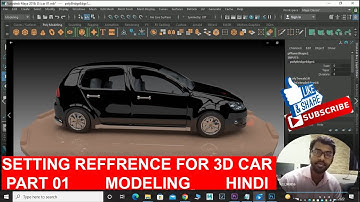 3D Car Modeling Tutorial In Hindi [ Part - 1 ] Autodesk 3D Maya# With me# Krishna Entertainment#