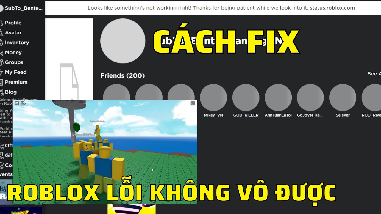 Không còn lo ngại về lỗi không vào được game, không lưu dữ liệu trên Roblox thông qua Fix Roblox Lỗi Không Vào Được Game Không Lưu DATA. Hãy truy cập ngay bài viết này để giải quyết mọi vấn đề của bạn và tận hưởng game một cách hoàn hảo.