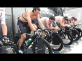 Mark Cavendish and Sky Procycling Team warm up. Stage number 4 of Giro d'Italia. Full HD