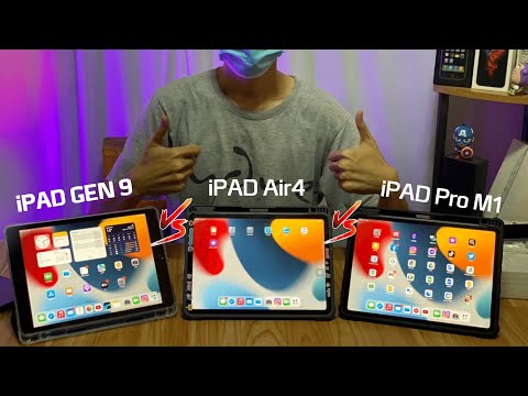 รีวิว iPad gen9 VS iPad Air4 VS iPad Pro M1 2021 มีความแตกต่าง และ ควรเลือกรุ่นไหน