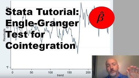 Stata Tutorial: Cointegration and Error Correction