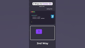 3 ways to center div #tricks  #webdevelopment #html #css #frontenddevelopment