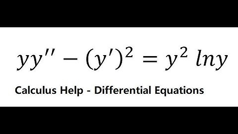 Calculus Help: Separable Differential Equations -  yy