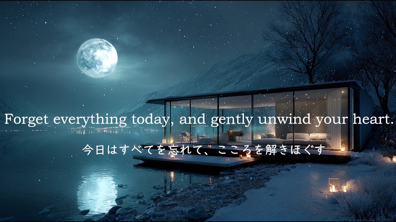 Forget everything today, and gently unwind your heart.～今日はすべてを忘れて、こころを解きほぐす～