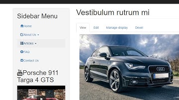 Drupal Bootstrap - 35 - BONUS: Disable Dropdown Support For Sidebar Menu
