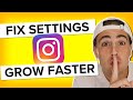 FIX This Instagram Setting To INCREASE Your Followers (HOW TO GROW FAST ON INSTAGRAM)