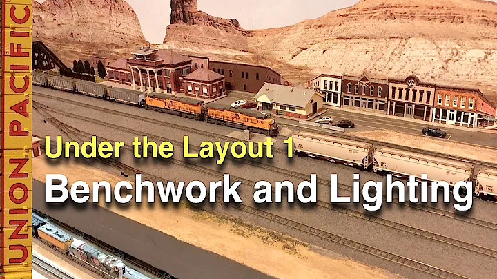 Under the Layout 1 - Benchwork and Lighting on My Model Railroad