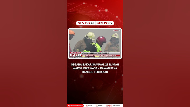 Gegara Bakar Sampah, 23 Rumah Warga Dikawasan Rawabuaya Hangus Terbakar
