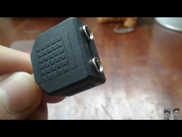 Adaptador de Plástico Jack 3.5mm a Plug 6.3mm Stereo