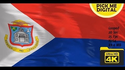 Netherlands-Sint Maarten Flag 4K | Motion Graphics - Videohive template