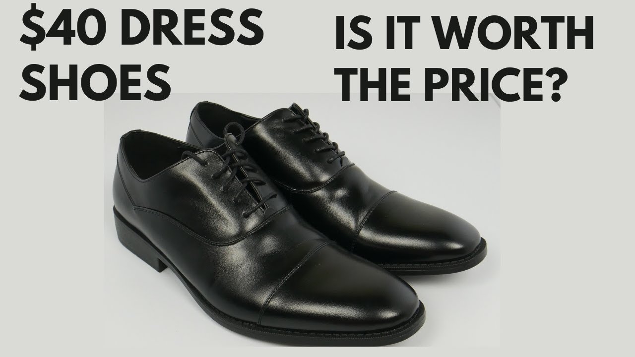 Is $40 Budget Dress Shoes Worth It? Kenneth Cole - Unlisted (Review) -  YouTube