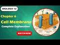 Bacterial Cell Structure : Cell Membrane Explained Biology Class 12 Chapter 6 Watch now
