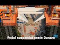 Podul suspendat peste Dunare (in constructie) | Bridge over Danube (under construction) 12.06.2021