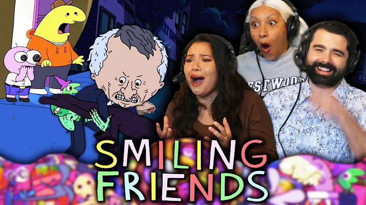 Smiling Friends SEASON 3 EPISODE 4 REACTION! *Curse of the Green Halloween Witch* 3x4