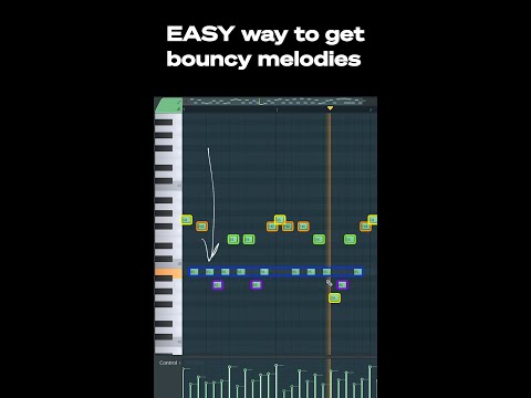 EASY way to make bouncy melodies #shorts