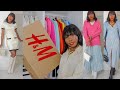 HUGE H&M SPRING NEW IN TRY ON HAUL + STYLING WITH ME