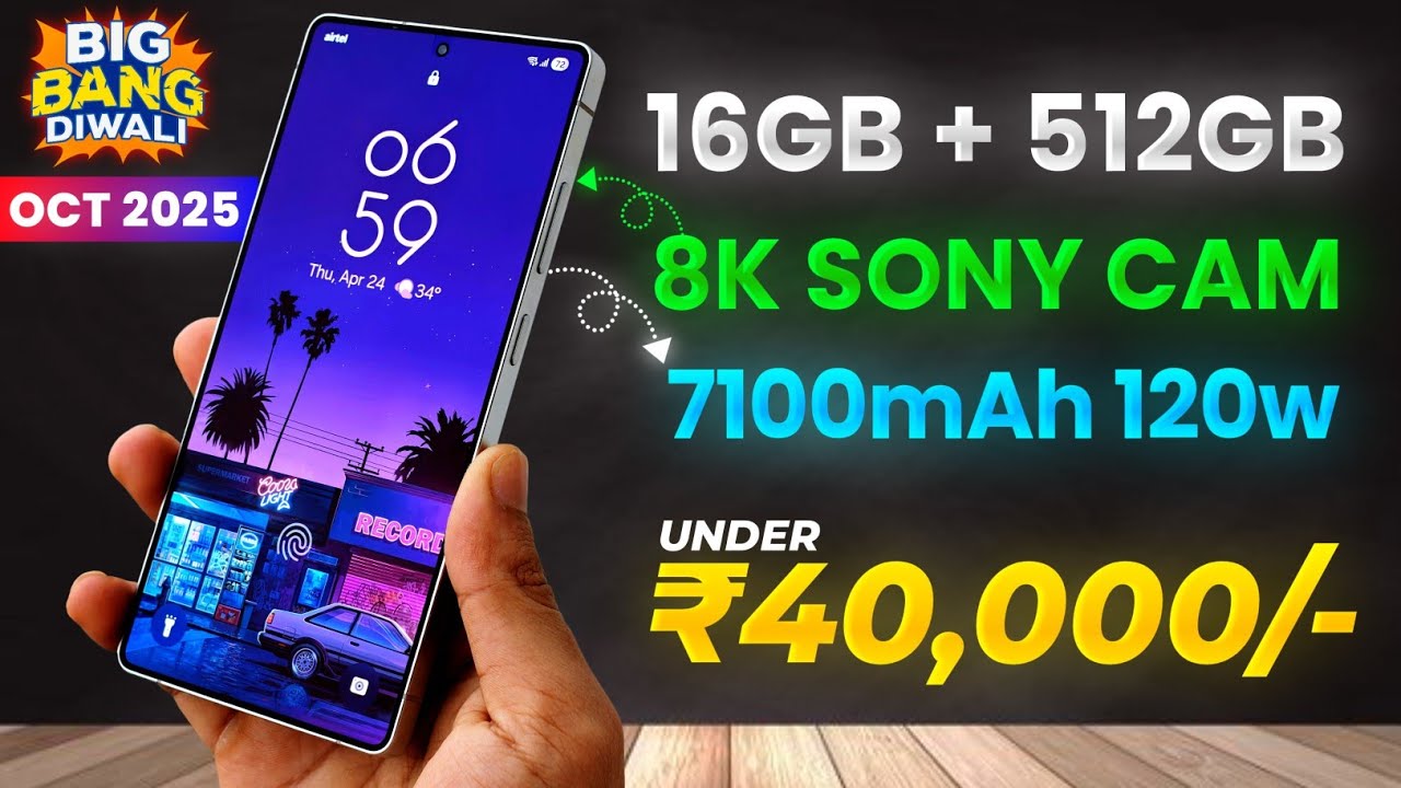 Top 5 Best Flagship Phones Under ₹40000 in OCT 2025 📷 | 🤯 Best Flagship Camera Phones Under 40K