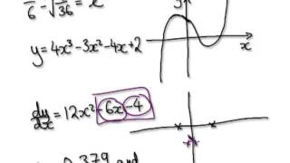 Video 1211 - Differentiation - Turning Points 2 - Practice 11
