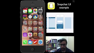 iOS Application, Icon & UI (user interface) Design Course - Snapchat UI Discussion