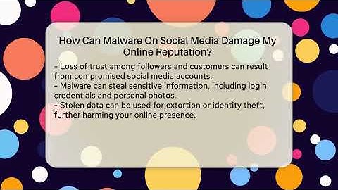 How Can Malware On Social Media Damage My Online Reputation? - Everyday-Networking