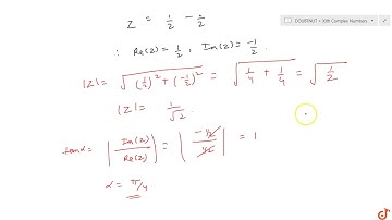 Find the modulus and argument of the following complex number:  ltmath gt  ltmrow gt  ltmfrac