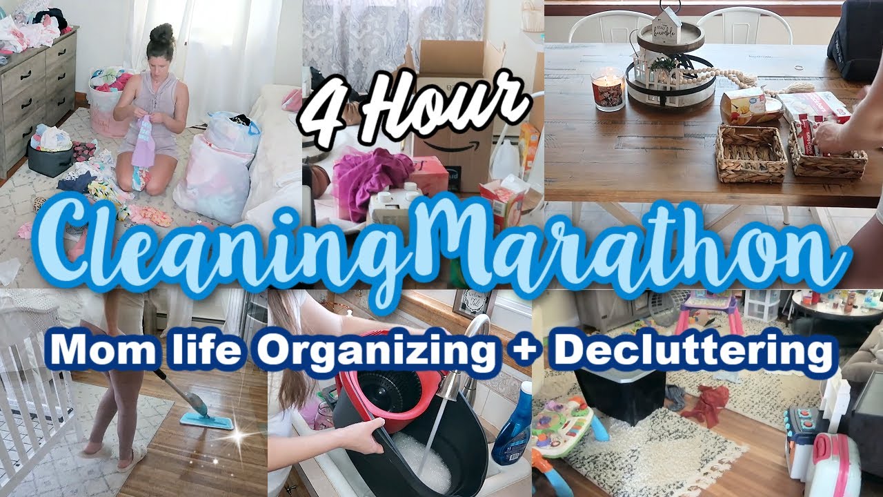 EXTREME CLEAN WITH ME MARATHON 2022 | 4 HOURS OF SPEED CLEANING ...