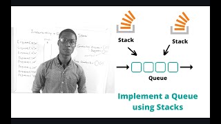 How to implement a Queue using Stacks( Queue ADT)