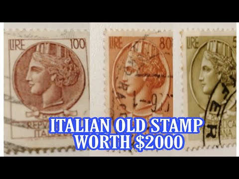 ITALIAN OLD STAMP WORTH MONEY UP TO 2000 US DOLLARS