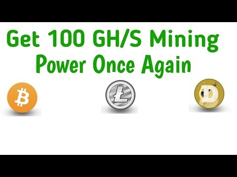 New Cloud Mining 100 GHS Bonus Power And Bonus Horly