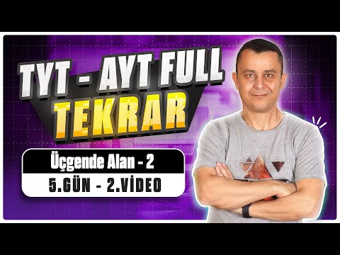 Üçgende Alan - 2 | 🔥TYT - AYT Geometri Full Tekrar | 5.Gün - 2.Video | 2024 #kenankara