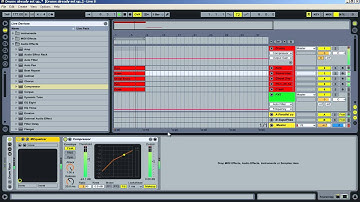 (Basic Ableton Live 8 lesson) How to make Drum And bass Drums!