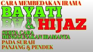 CARA MEMBEDAKAN MAQAM BAYATI DAN MAQAM HIJAZ SERTA CARA MEMASUKKANNYA PADA SURAH PENDEK DAAN PANJANG