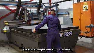 HOW IT'S MADE - Routing of Industrial Foams