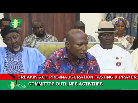 Bayelsans Concludes 3days Pre-Inauguration Fasting & Prayers ...As Committee Outlines Activities